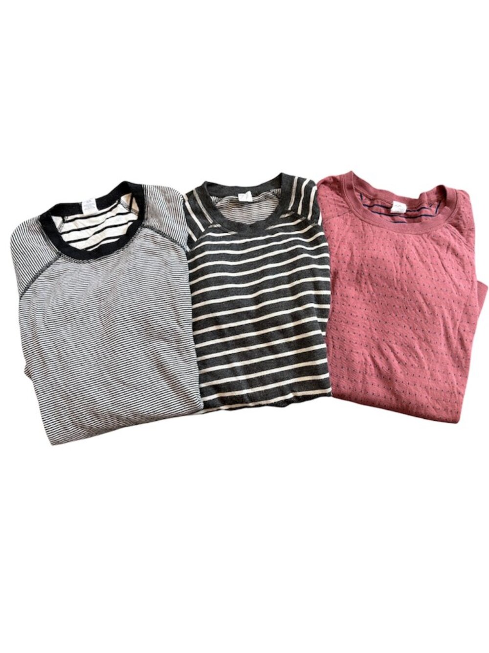 3 Marine Layer Reversible Stripe Long Sleeve Shirts